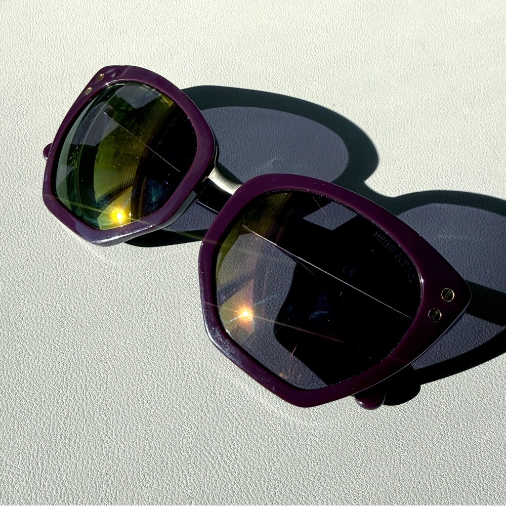 Henri Bendel Purple Sunglasses